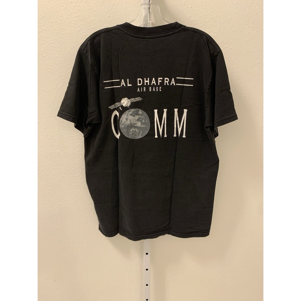 Rare 380 ECS Air Force T Shirt "Voice Of The Desert" Black Large (B408) - Picture 4 of 5
